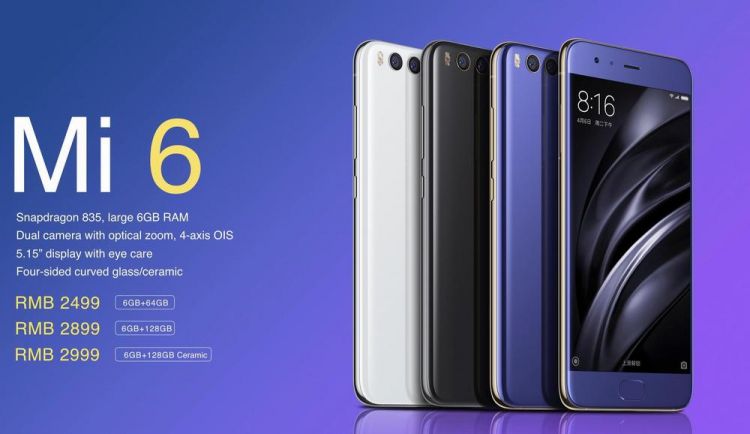 xiaomi Mi 6 cena